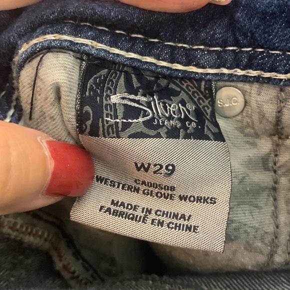 Silver Jeans Suki Capri Jeans Size 29 - Picture 6 of 14